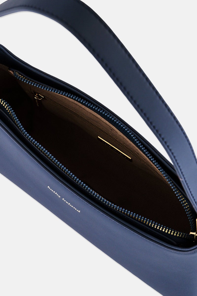 Kathy Ireland Women Brand Logo Shoulder Bag, Slate Blue - Image 2